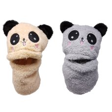 KIDS6246: Baby Super Soft Panda Snood Hat (3-12 Months)